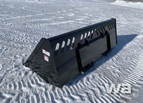 used skid steer snow bucket for sale|84 inch skid steer bucket.